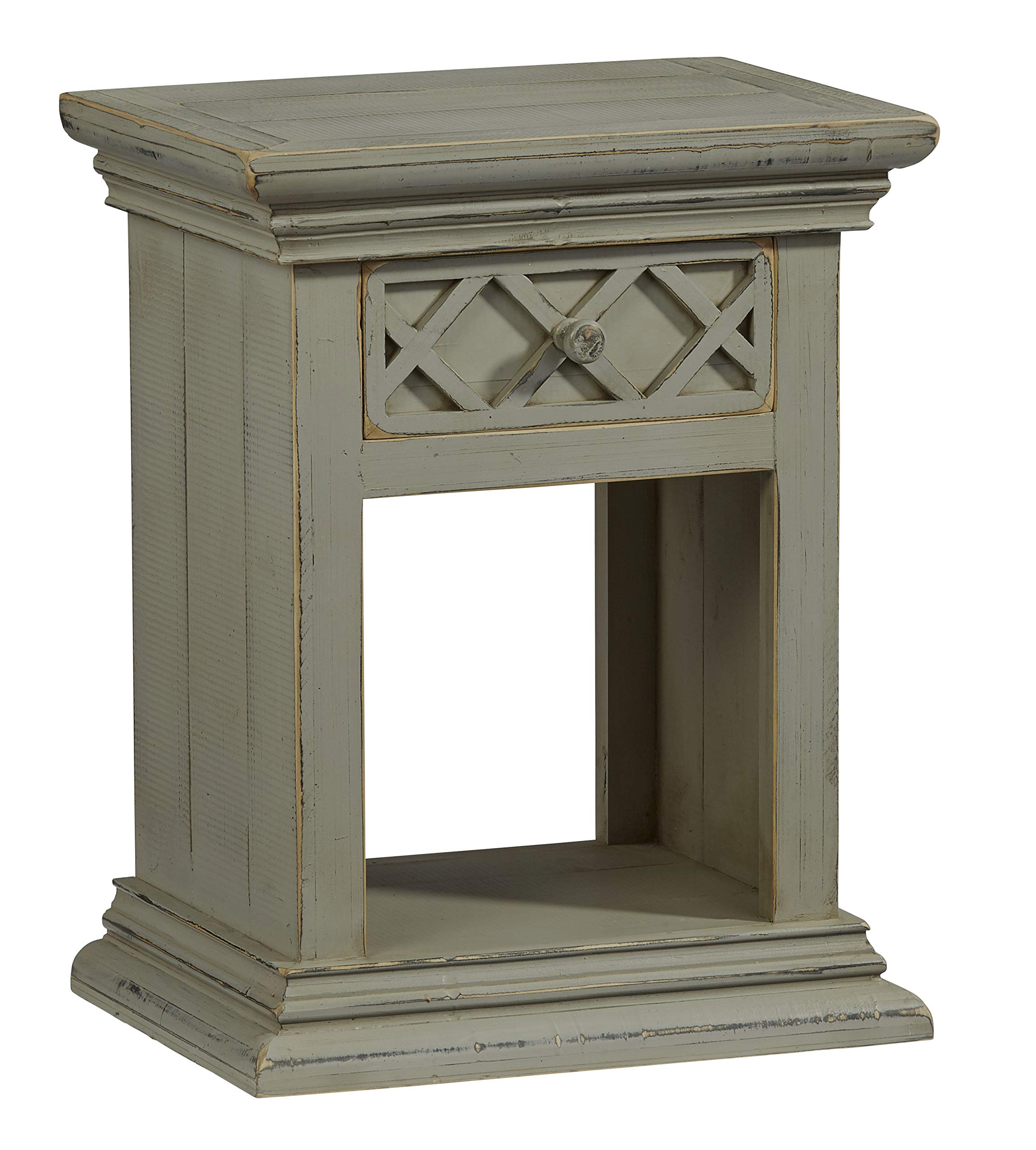 Progressive Furniture Beatrix Nightstand, Gray
